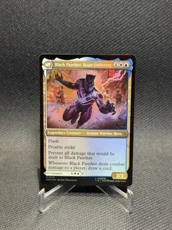 King T'Challa 219 Mythic Marvel Super Magic: The Gathering Foil Near Mint - Image 2