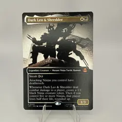 MTG: Dark Leo & Shredder (Borderless) - M0220 TMNT 2026 - Image 1