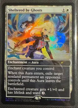 MTG Foil 1x Sheltered by Ghosts Japan Standard Cup Promo (English) APAC - Image 1