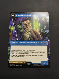 Marvel Spider Man MTG Norman Osborn/ Green Goblin (Borderless) 0220 (Non-Foil) - Image 3