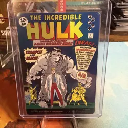 MTG Marvel Super Heroes Bruce Banner Borderless Comic 0390 Foil - Image 2