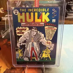 MTG Marvel Super Heroes Bruce Banner Borderless Comic 0390 Foil - Image 3
