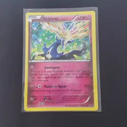 2014 Pokemon Shattered Glass Xerneas #96/146 LP - Image 1