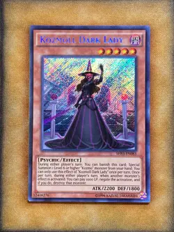 Yugioh Kozmoll Dark Lady SHVI-EN083 Secret Rare NM - Image 1