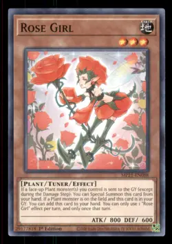 Yugioh Rose Girl #MP21-EN088 2021 Tin of Ancient Battles LP - Image 1