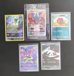 Pokemon Card Lot (5): Illustrations Rare, Galarian Gallery, Promo, Masterball - Image 1