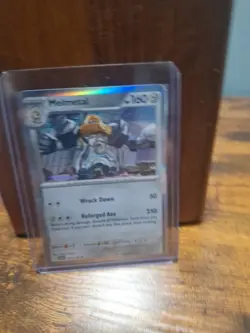 Pokemon Melmetal Card - Rare Holo GX Trading Card 104/142 - Image 1