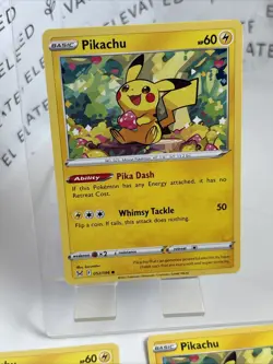 Pokemon TCG Lost Origin Pikachu Card 052/196 Regular Common - Image 5