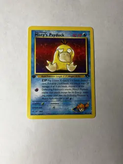 Pokemon TCG Misty's Psyduck Gym Challenge 90 1st Edition Common Card - NM - Image 1