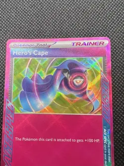 Pokemon Card Hero's Cape 152/162 Temporal Forces Ace Spec NM - Image 3