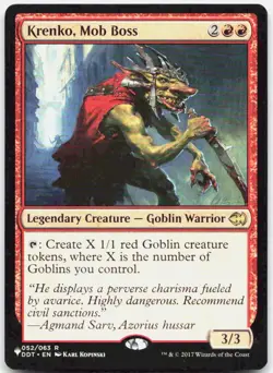Krenko, Mob Boss NM 52 - Image 1