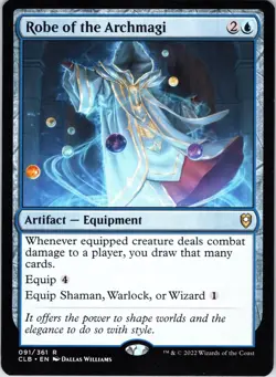 Robe of the Archmagi 91 Commander Legends: Battle for Baldur's Gate Foil NM - Image 1