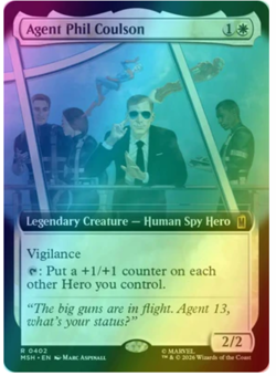 Agent Phil Coulson - Foil - Extended Art Marvel Super Heroes - Image 1