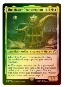 The Master, Transcendent Foil Fallout MTG - Image 1