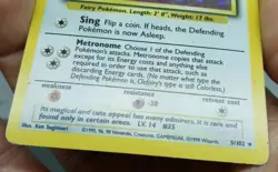 Clefairy Holo 5/102 Base Set Pokemon Card LP/MP - WOTC - FREE TRACKED SHIPPING - Image 3