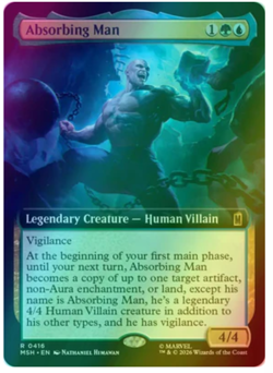 Absorbing Man - Foil - Extended Art Marvel Super Heroes - Image 1