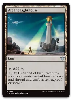 Arcane Lighthouse #361 (NM) Commander: Secrets of Strixhaven SOC Magic MTG - Image 1