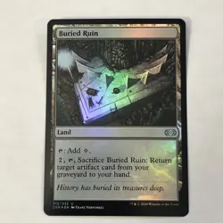 Buried Ruin Foil x1 Double Masters Ex+ Condition See Pics - Image 1