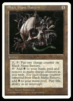 BLACK MANA BATTERY RARE FOURTH EDITION MAGIC: THE GATHERING - Image 1