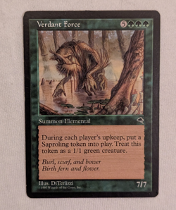 Verdant Force Tempest Regular Rare Vintage WOTC MTG NM-/LP+ - Image 1