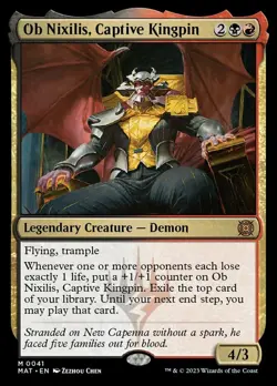 1x MTG Ob Nixilis, Captive Kingpin Near Mint, English - March of the Machine: Th - Image 1