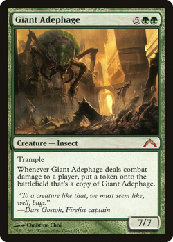MTG Magic the Gathering Giant Adephage (121/257) Gatecrash LP - Image 1