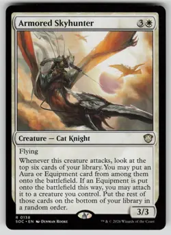Armored Skyhunter Rare Commander: Secrets of Strixhaven 138 MTG Near Mint 2026 - Image 1