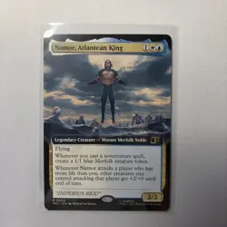 Namor, Atlantean King (Extended Art) Commander: Marvel Super Heroes Regular - Image 2