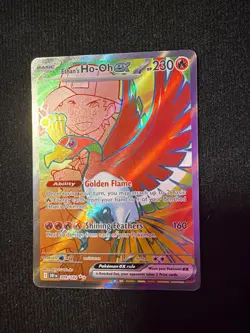 Ethan's Ho-Oh ex 209/182 Ultra Rare Destined Rivals Full Art Pokemon Card NM - Image 1