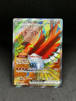 Ethan's Ho-Oh ex 209/182 Ultra Rare Destined Rivals Pokemon TCG Card - Image 1