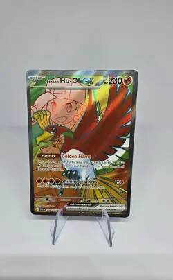 209/182 Ethan's Ho-Oh ex Ultra Rare Destined Rivals Pokemon TCG Card - Image 1