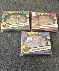 Pokemon TCG: Mega Evolution Ascended Heroes Mega ex Boxes (Set Of 3) SEALED ✅ - Image 1