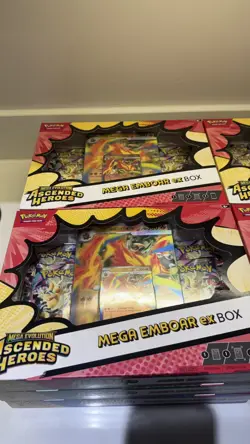 Pokemon TCG: Mega Evolution Ascended Heroes Mega ex Boxes (Set Of 3) - Image 3