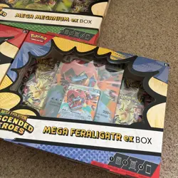 ✅Pokemon TCG: Mega Evolution Ascended Heroes Mega ex Boxes (Set Of 3) | SEALED - Image 3