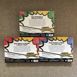 ✅Pokemon TCG: Mega Evolution Ascended Heroes Mega ex Boxes (Set Of 3) | SEALED - Image 5