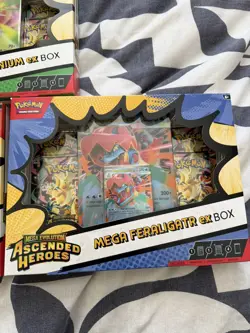 Pokemon TCG: Mega Evolution Ascended Heroes Mega ex Boxes (Set Of 3) | SEALED - Image 3