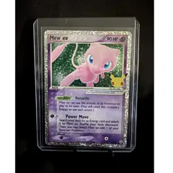 Pokemon Mew ex 88/92 Legend Maker Ultra Rare Holo EX 90 HP Psychic Card - Image 1