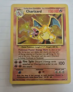 1999 Pokemon - Charizard Holo 4/102 Base Set Unlimited **RARE** - Image 1