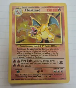 1999 Pokemon - Charizard Holo 4/102 Base Set Unlimited **RARE** - Image 3
