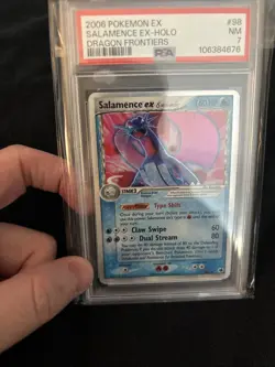 Salamence ex 98/101 | EX Dragon Frontiers Holo Delta Species Pokemon PSA 7 Card - Image 3