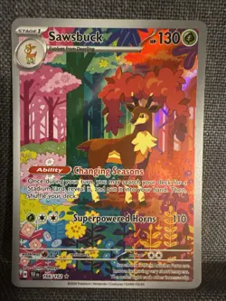 Sawsbuck 166/162 | Temporal Forces | SIR Holo | Pokemon TCG | NM - Image 1