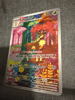 Sawsbuck 166/162 | Temporal Forces | SIR Holo | Pokemon TCG | NM - Image 4