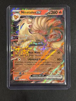 Ninetales EX 038/165 - 151 Scarlet & Violet Double Rare Pokemon TCG NM - Image 1