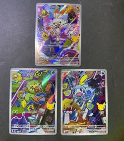 Pokemon First Partner Series 2 Galar - Grookey 052, Scorbunny 053, Sobble 054 - Image 1
