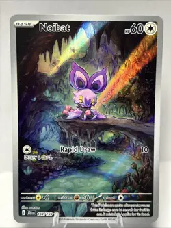 Noibat #169/159 Journey Together SV09 Illustration Rare Holo Pokemon NM - Image 1