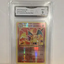 The Pokemon Company Charizard 11/108 Evolutions Reverse Holo English GMA 9 2016 - Image 1