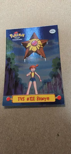 Staryu TV5 #120 Topps Series 1 TV Animation Edition Black Label Pokemon 1999 - Image 1