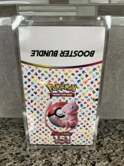 Pokemon Scarlet & Violet 151 Booster Bundle Display W/ Acrylic Case Unsealed - Image 1