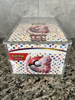 Pokemon Scarlet & Violet 151 Booster Bundle Display W/ Acrylic Case Unsealed - Image 2