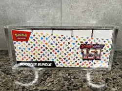Pokemon Scarlet & Violet 151 Booster Bundle Display W/ Acrylic Case Unsealed - Image 3